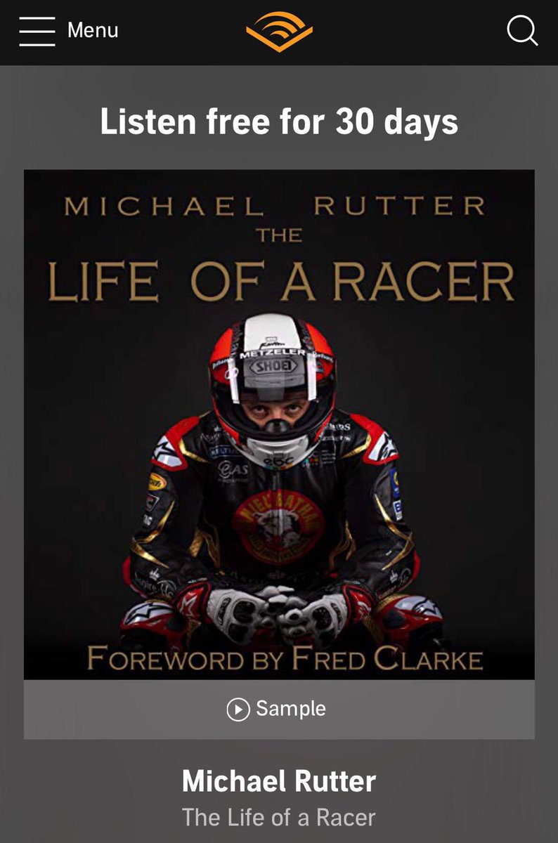 michaelrutter_'s tweet photo. Happy to finally be able to let you know that “The Life of a Racer” is now available as an audiobook on Audible, Amazon and Apple iBook.@thebathams @BathamsRacing @EBC_Group @ELAS @ReactiveParts @keltruck @DatatagID @alpinestars @TheFeridaxCrew @BandCExpress @Morrisoil https://t.co/qpvPmZFq9k