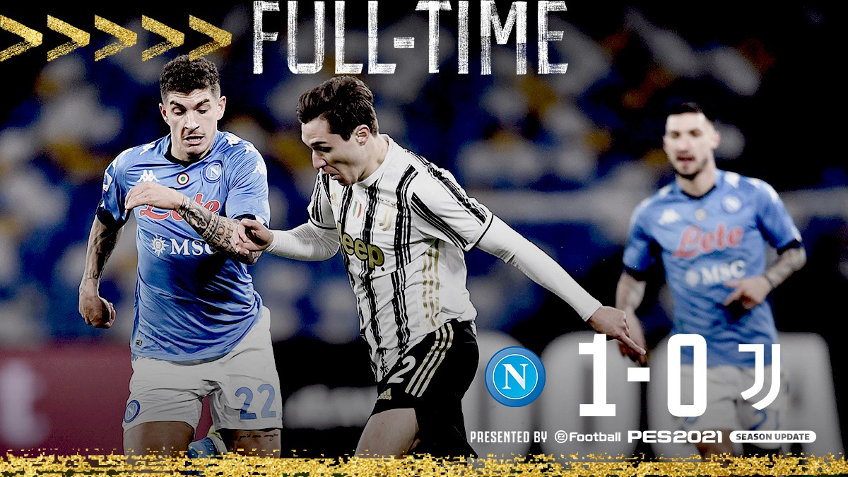 FT | ⏱ | Bukan malam kami di Naples.

#NapoliJuve #FinoAllaFine #ForzaJuve