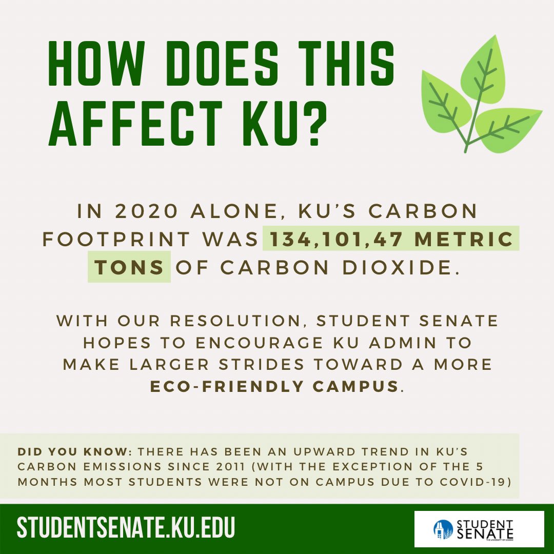 KU Student Senate tweet media