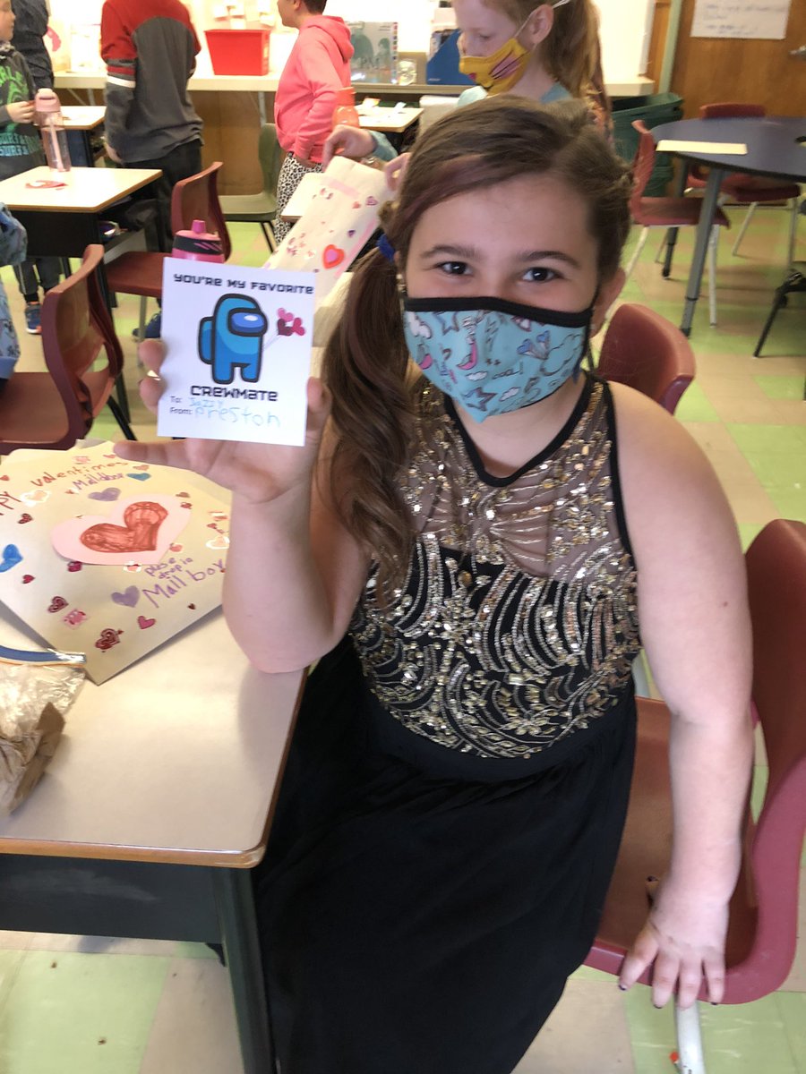 All the meaningful literacy, math, CRP and SEL happened in grade 3 &amp; 4 as these thrilled learners shared valentine cards with one another. <a href="/SSRCELiteracy/">SSRCE Literacy</a> <a href="/HebbPatriots/">Hebbville Academy</a> @SSRCE_NS