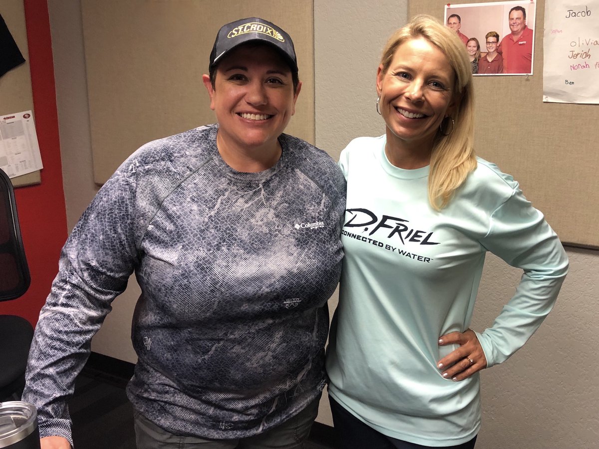 Big thank you to Angie Scott of <a href="/thewomanangler/">The Woman Angler & Adventurer</a> for joining me as guest co-host in the Reel Talk/99.3 ESPN studio this morning.

Head over to 993espn.com on Monday (or anytime) and listen to the podcast version on demand. #WomenMakingWaves