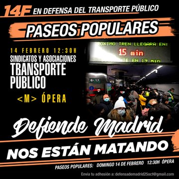 MadresCR's tweet photo. #PaseosPopulares este #14Febrero 12:30h
Callao, Sol, Opera y Tirso
#NosEstanMatando14F https://t.co/wCSBG1CEup