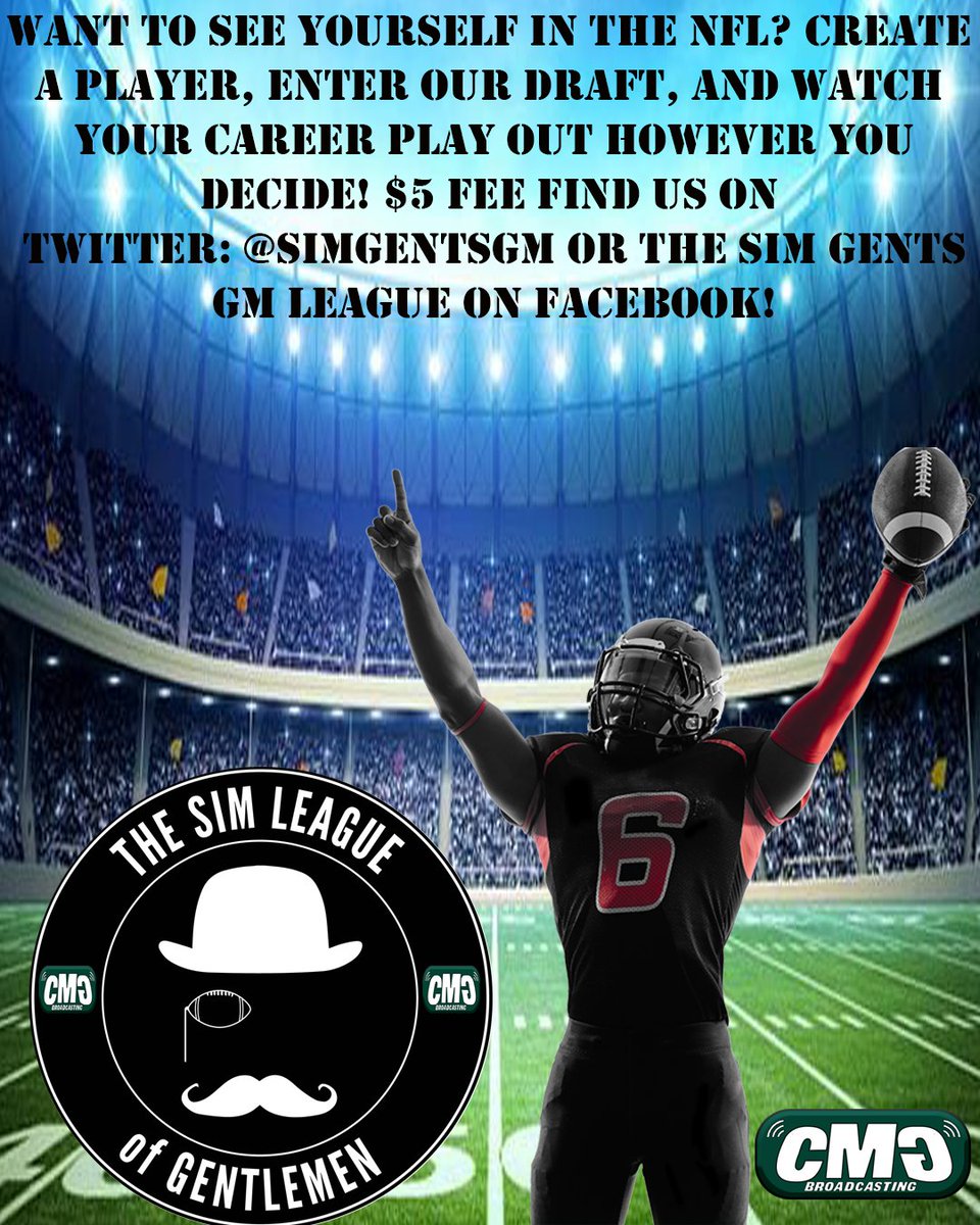 SimGentsGM's tweet photo. If you are interested in creating your own player who will enter our next offseason's draft here is the form you need to fill out! Fill it out and we will be in touch with you ASAP! Looking forward to seeing you on the field! 

https://t.co/2vitNjIQrl https://t.co/Yk9eLKkZCG