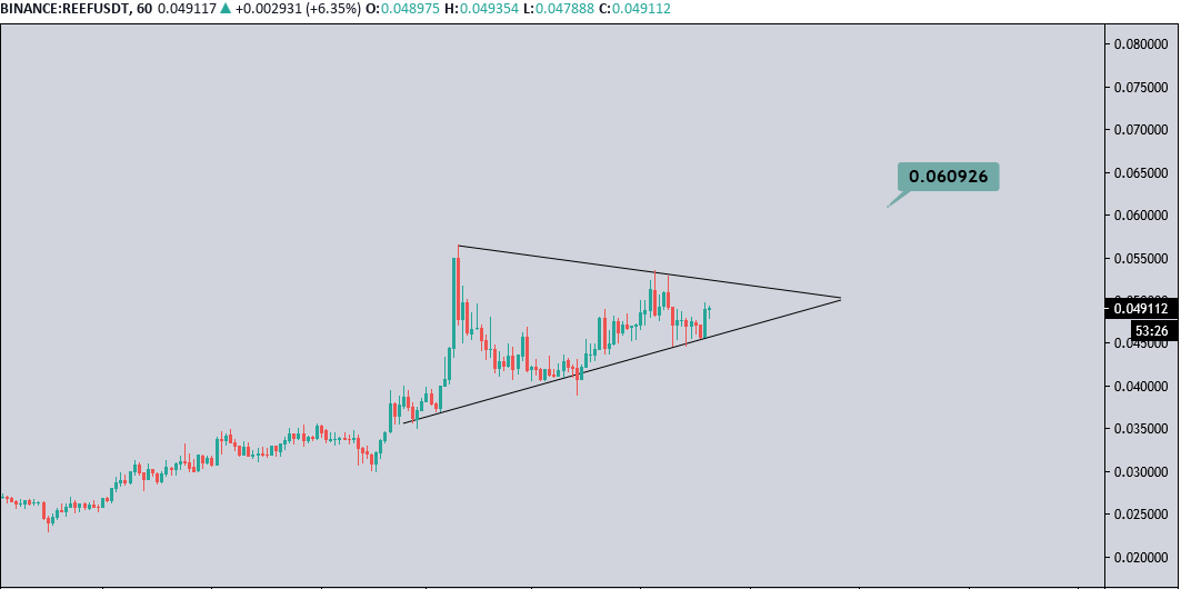 $REEF Target is given in the chart