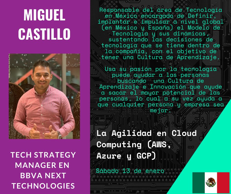 vanessa_amaya's tweet photo. Conoce cómo aplicar la Agilidad en Proyectos Cloud! En vivo en este momento en el canal de @undefinedDevs https://t.co/EKDmcT9rhl https://t.co/gnmQL55h49