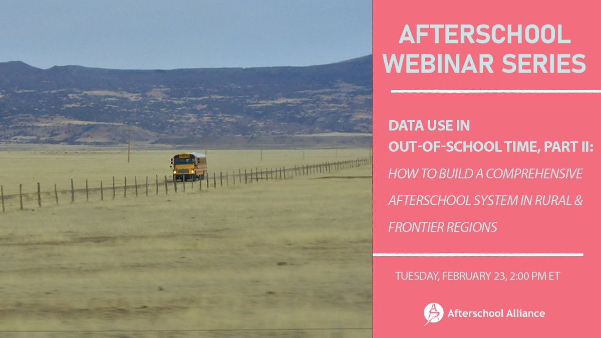 Public_Profit's tweet photo. It takes creativity to launch a statewide quality improvement system for out-of-school time in a frontier state. Learn how to support program quality in rural and frontier regions on Feb 23! Featuring @NIOSTnews and @wyafterschool
https://t.co/lMKyCIhGVA
#DataUseOST https://t.co/mxs2bkPlvd