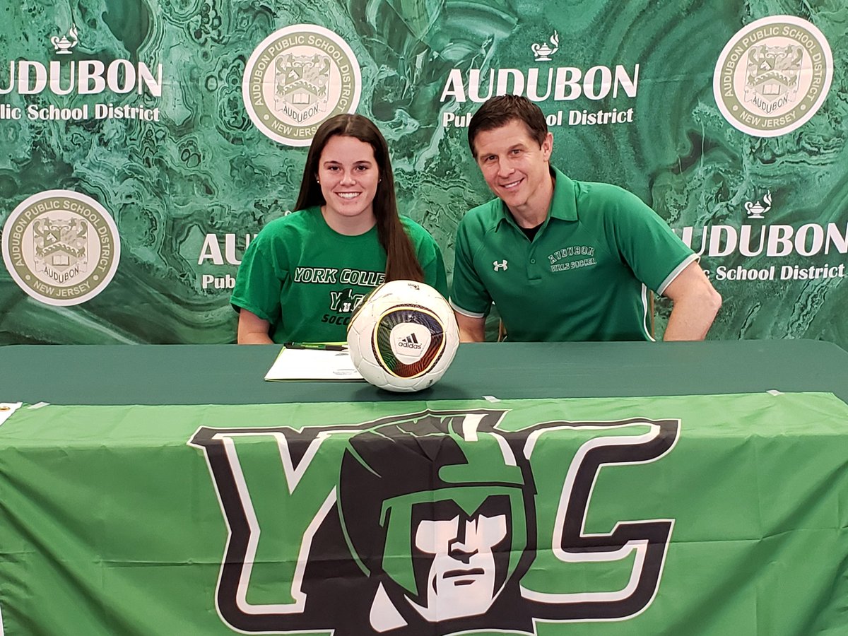 Congrats to Megan for signing to play soccer next year at York College.