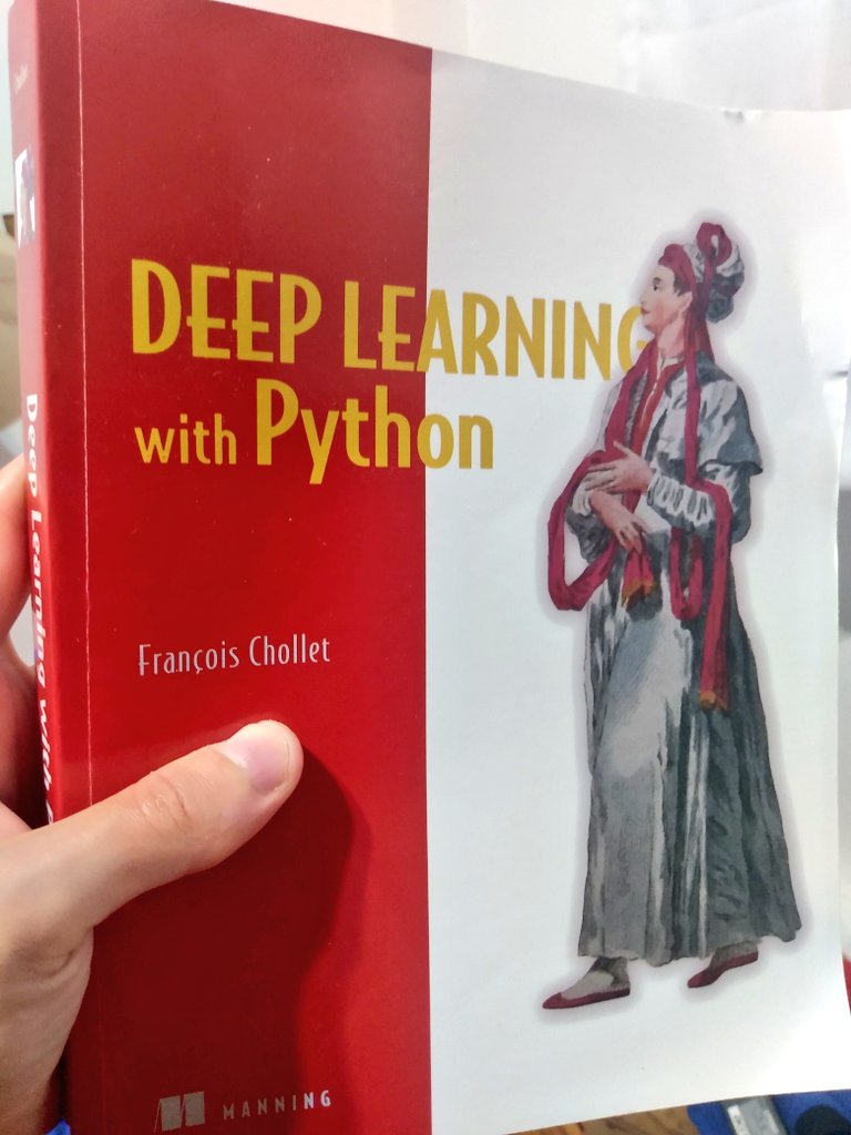 GJuantorena's tweet photo. Nueva adquisición
#Keras #DeepLearning 
#DeepLearningWithPython 
#Python https://t.co/vvaZCGA8du