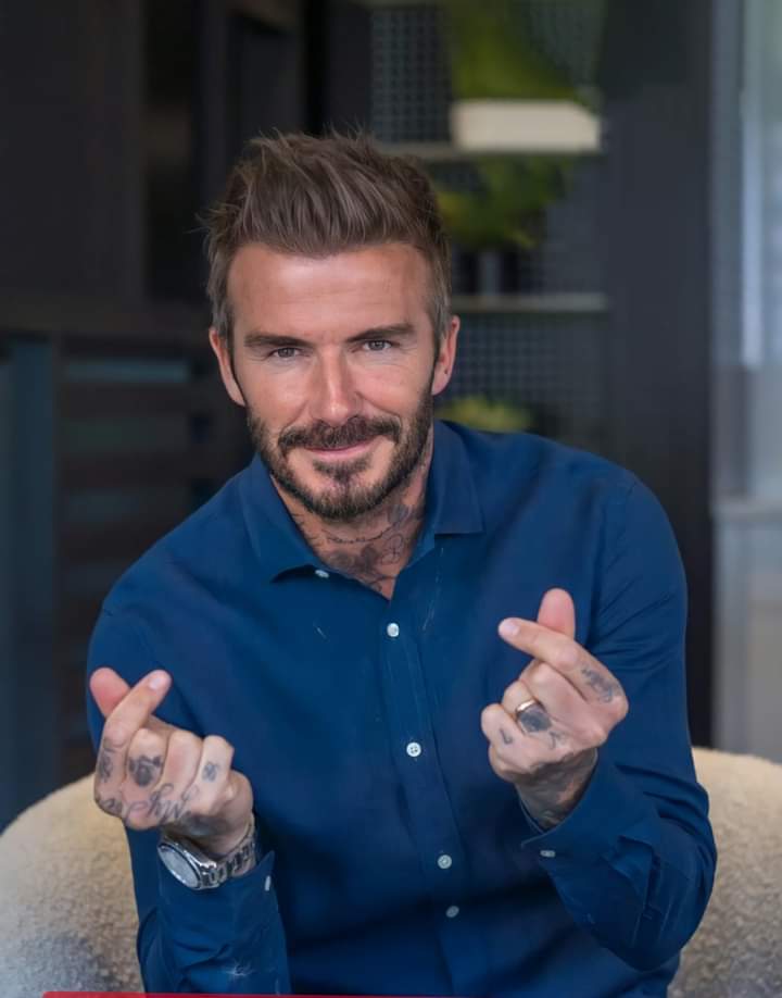 Style icon David Beckham