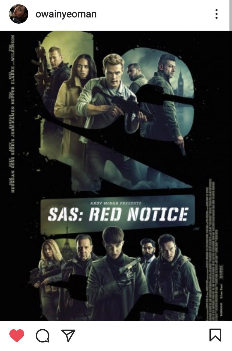 Continuing with the  #ScotsMagazine article with Sam and Graham and adding a new  #sasrednotice poster! The excitement knowing that this movie will be released in less than 4 weeks is unreal!  #SamHeughan