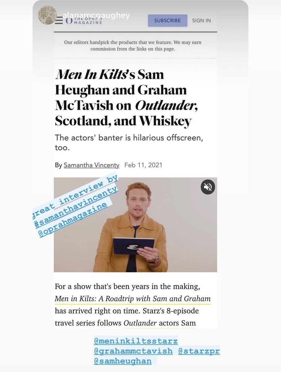 Adding some more  #MIK articles because i am so incredibly proud of its co-creator and exec. producer, Mr. Heughan. Can you blame me? 