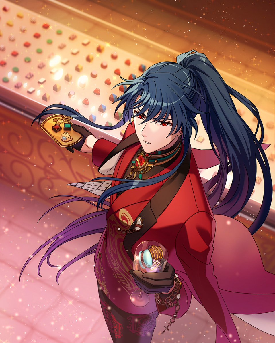 フルカードイラスト 《月夜の城のショコラトリー》(バレンタイン2020