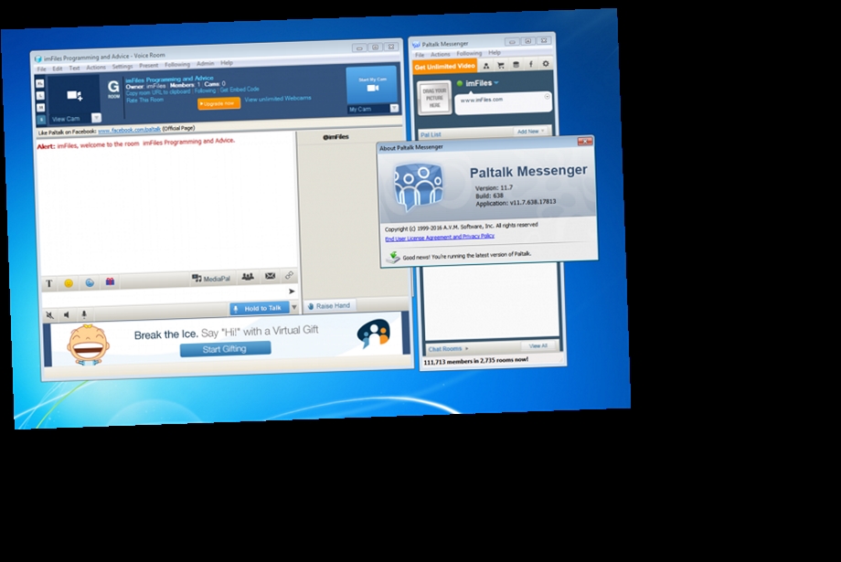 paltalk download old version 11.8 / Twitter