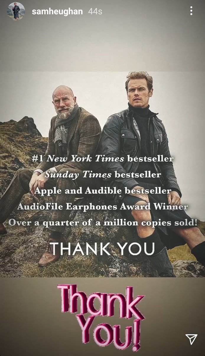 Continuing with the incredible and well deserved success of the  #ClanlandsAudiobook that was chosen by  #AppleBooks as the Audiobook of the week! Well done, Mr. Bestselling author! https://twitter.com/Elara38/status/1331358350035066882?s=19