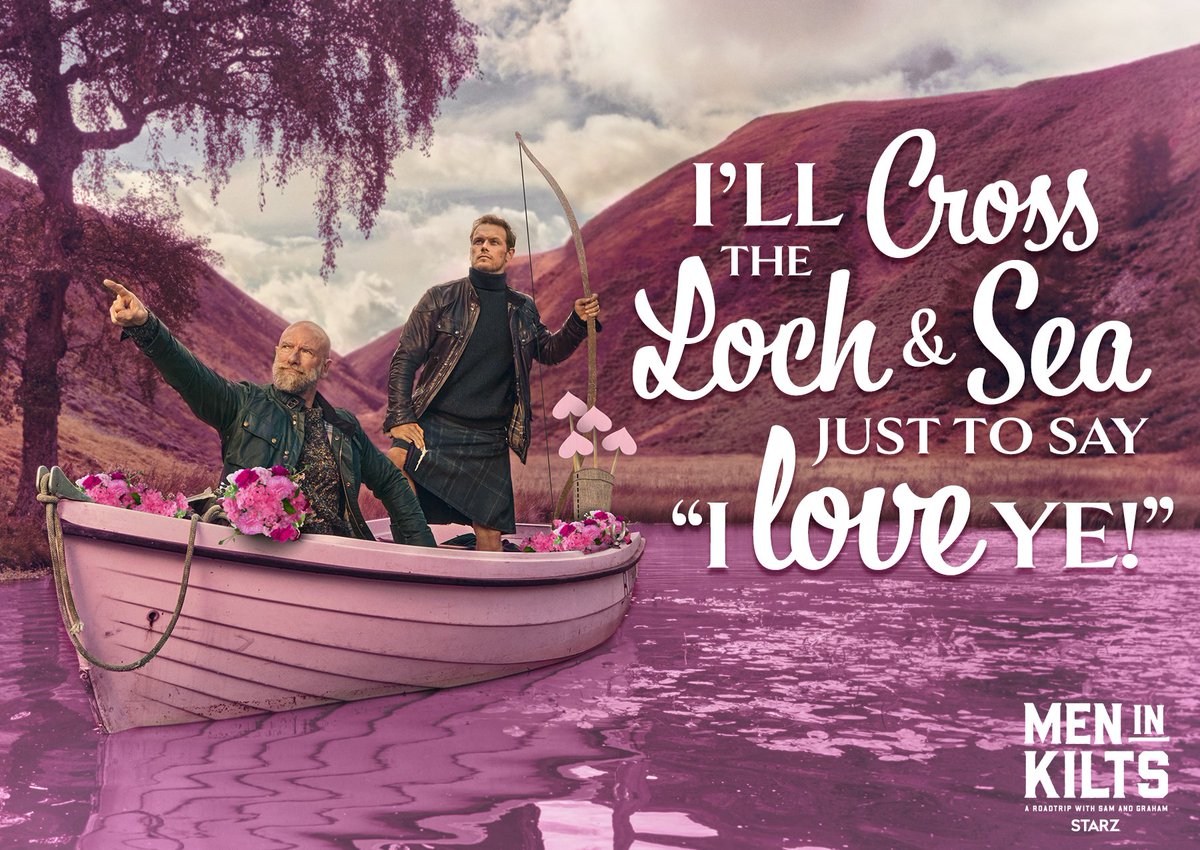 The before mentioned amazing Valentine cards! Plus a special "How to ... by  #SamHeughan" edition with our own Cupid in my added tweet. https://twitter.com/Elara38/status/1357073296295092232?s=19 #MenInKilts  #SamHeughan  #GrahamMcTavish