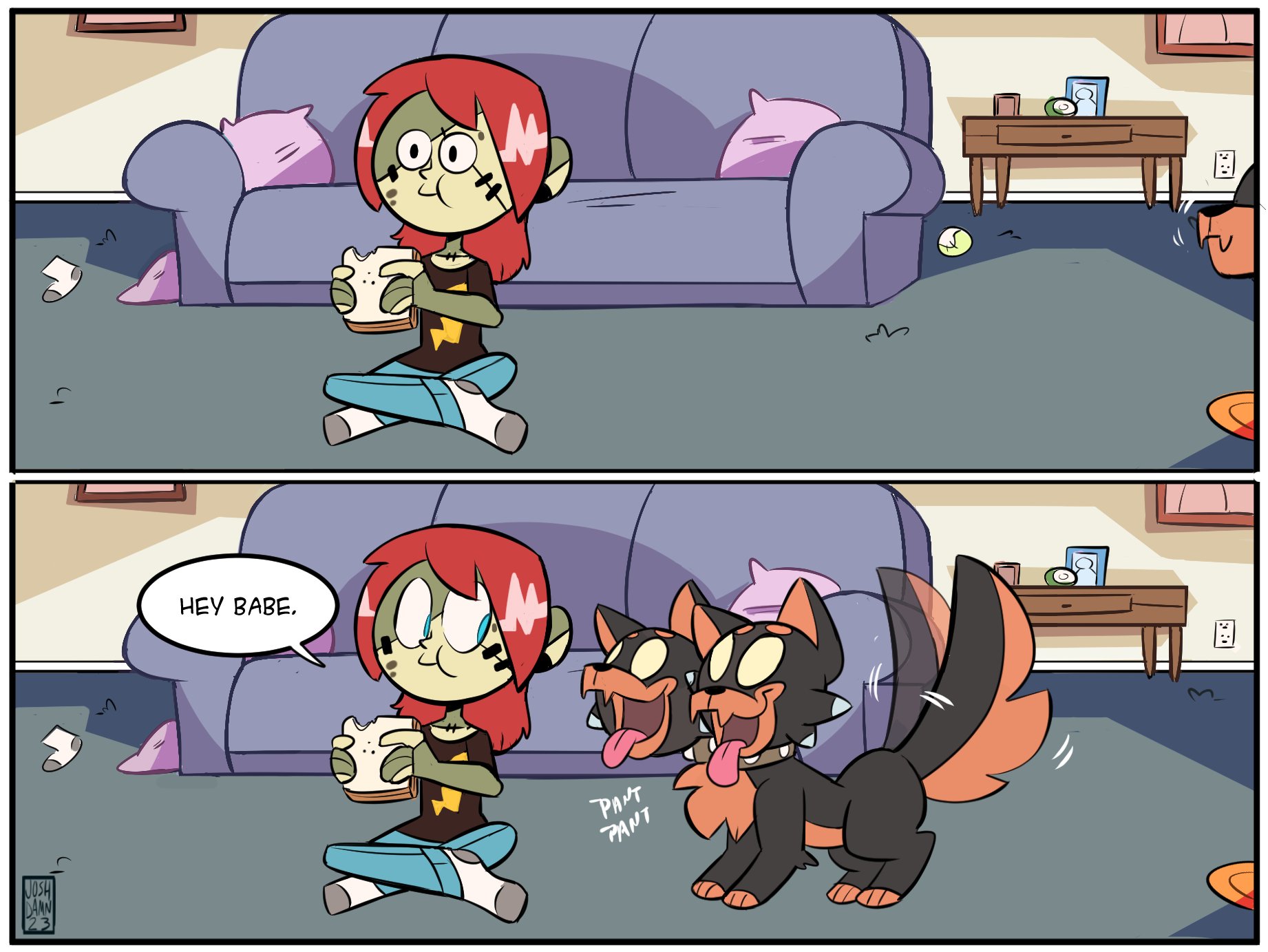 Dog monster girl