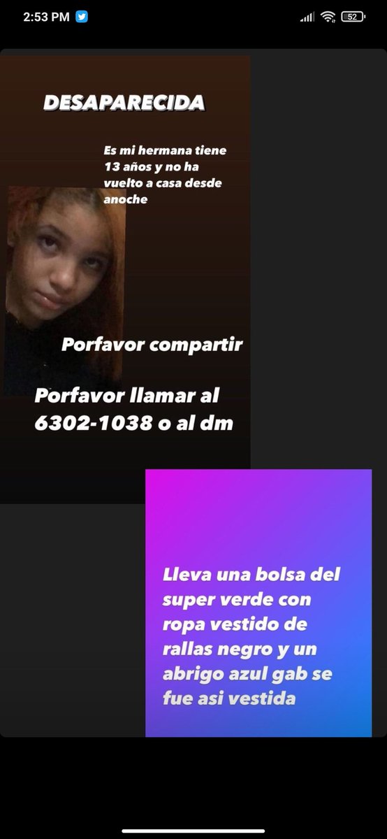 Compartir, cualquiera cosa escriben al número ayudemos