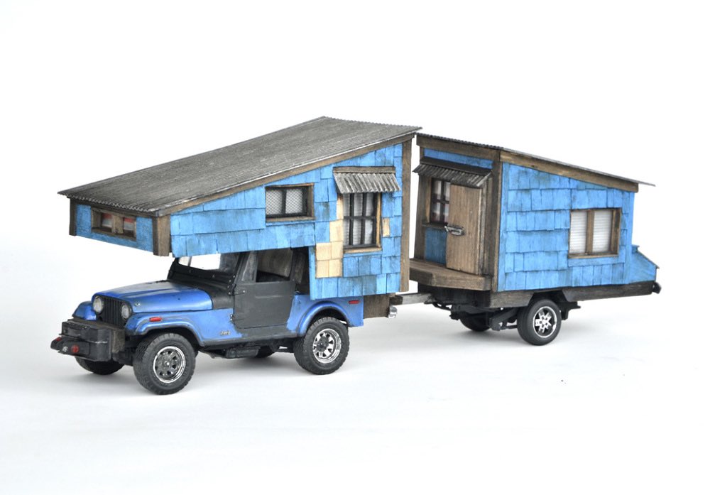 MAngel_Arqto's tweet image. #Architecture on wheels// 
Frontiers in Real Estate was a touring exhibition developed in 2012 that featured a series of small sculptures and serigraph prints. #Art 👇