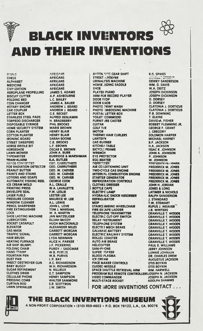 EXblessedaffair's tweet photo. In honor of #BlackHistoryMonth  , here is a list of Black inventors and their inventions. Feel free to share with others! https://t.co/LQpfaamJaB #BlackHistoryMatters #history #inventors #inventions https://t.co/fNQViyPonG