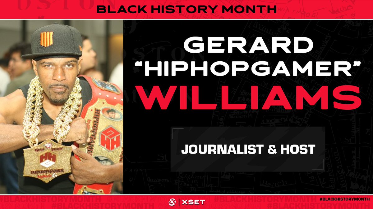Gerard  @HipHopGamer Williams has blended his love for games, hip hop, sports, and entertainment into an enduring career covering all as a journalist, host, and artist for  @HOT97 and beyond. #BlackHistoryMonth  