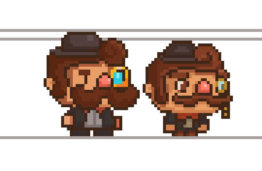 moustachevania's tweet photo. What do you think: big moustache or reasonably-sized moustache? #screenshotsaturday #indiedev #indiegames https://t.co/EwEYaAtZVj