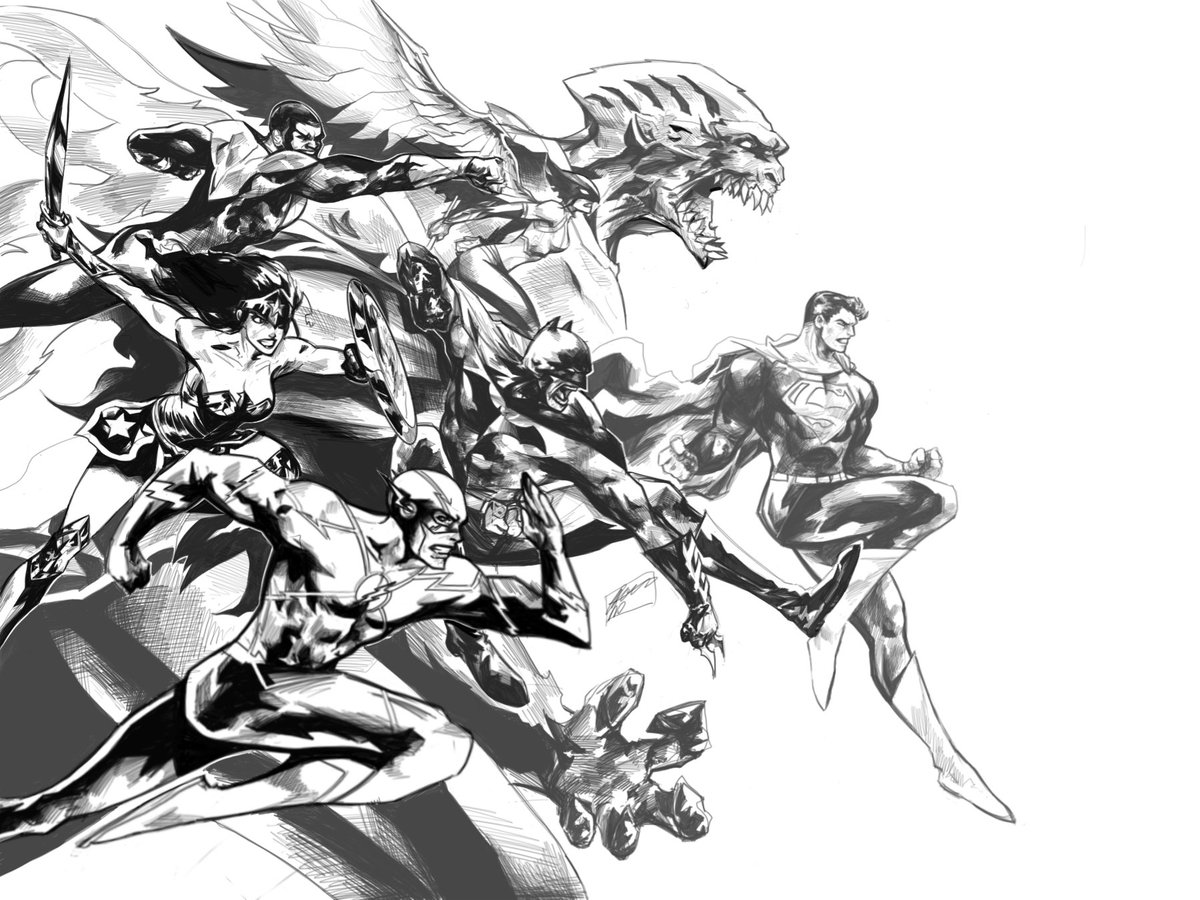 Black and white

#fanart #dccomics #ink #drawing 