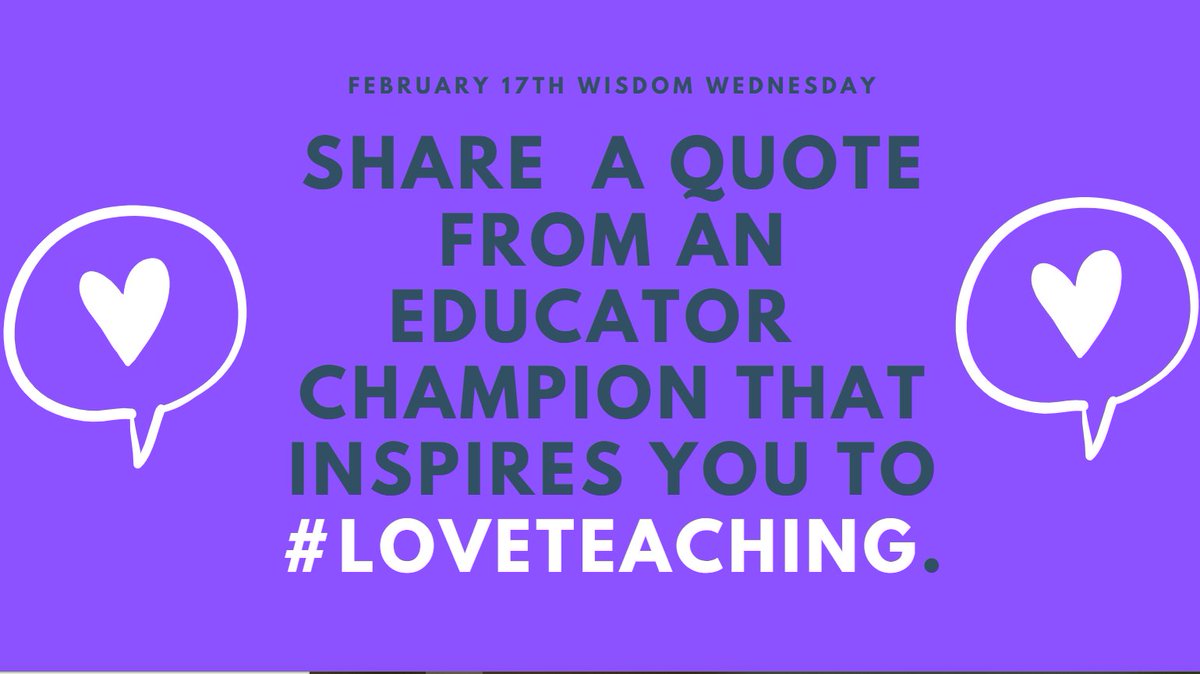 LoveTeaching_24's tweet image. Wisdom Wednesday Contest

Five lucky people will win a copy of Adventures in Teacher Leadership @MrsMieliwocki and a $50 gift card to @DonorsChoose

To enter:
💕 Quote this Tweet with your answer
💕 Use the #LoveTeaching

Contest Closes at 8pm CST
