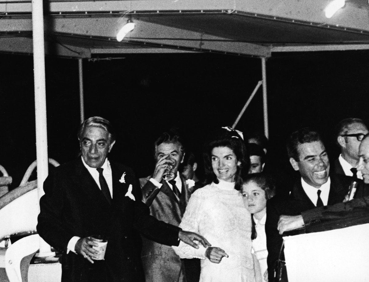 Jackie stayed on board, descending the gangplank a few days later on Onassis’s arm, in Turkey, so that Onassis could impress the Turkish Bey, Mustapha.