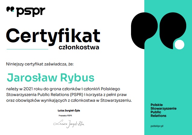 jarek_rybus's tweet photo. Second year in Polish Public Relations Association - https://t.co/wMRfevPKct We will work for the #publicrelations industry #pr #marketing #PSPR #polskipr https://t.co/tZLY48MwdA