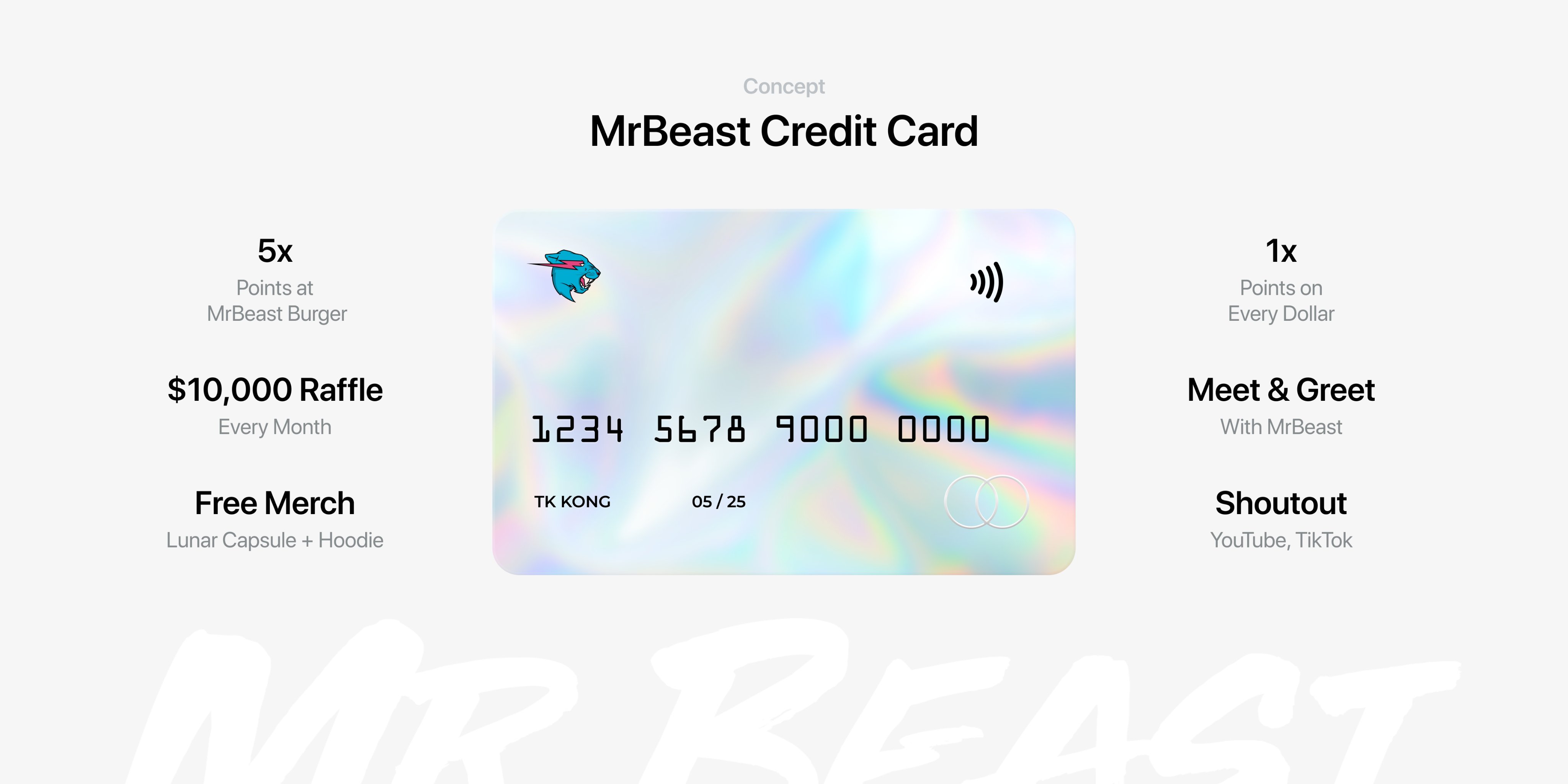 Mr Beast Credit Card Number Printable Cards