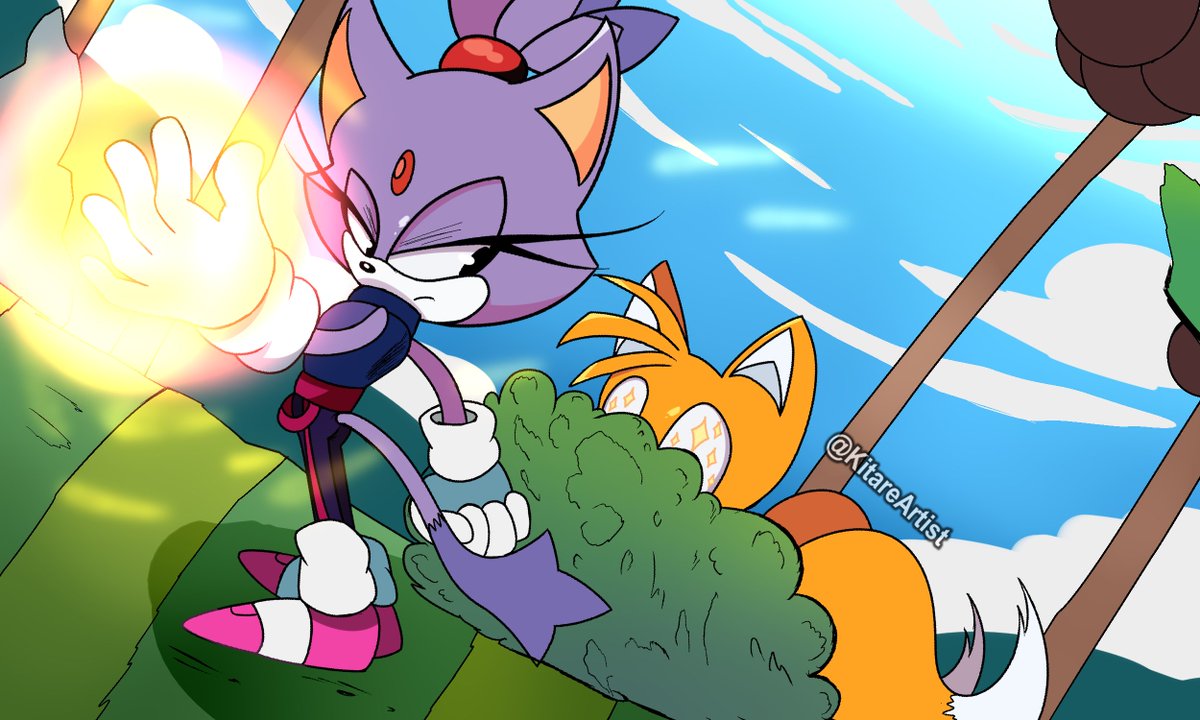 Blaze the Cat 2 Since Blaze was even more antisocial in the classic era, sh...