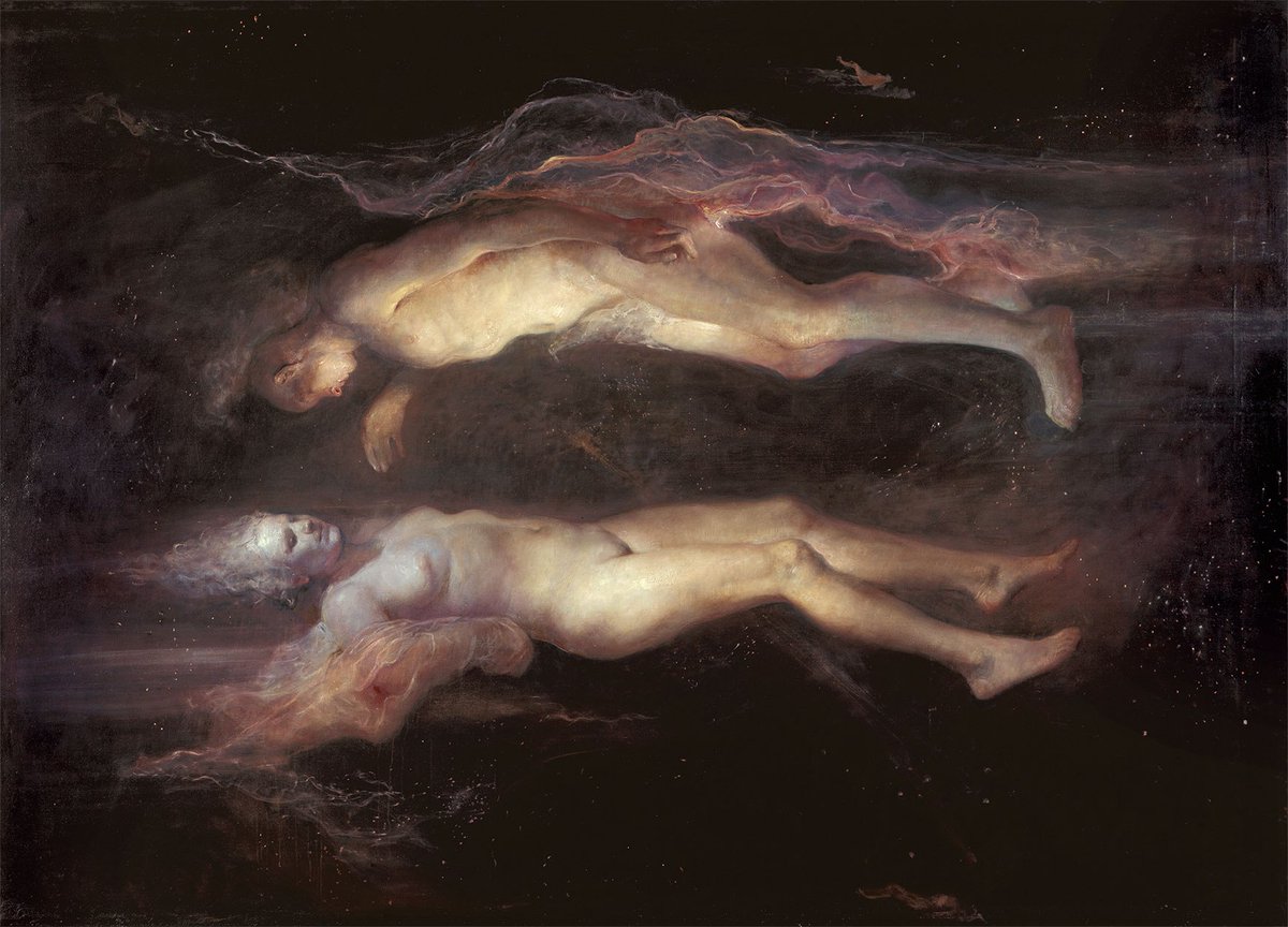 Drifting
Art by Sweden-born Norwegian painter Odd Nerdrum (b.1944)
