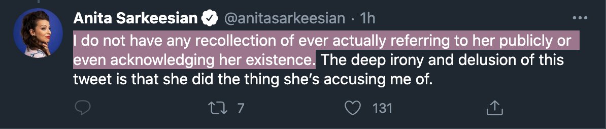 "...anyone with a significant following do not get to simply throw their hands up and say well I didn’t directly tell them to harass anyone and therefore I am not responsible...teehee, just kidding. Rules for thee but not for mee"