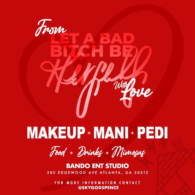 LuckyNumba9ine's tweet photo. Moves today No excuses ppl treat ya Valentine ❤️

Mi Amor- w/@KiyaLacey,Myself and @GenesisHTX 

From #LABBBH with Love with @SkygodSpence 

And to cap it off head over to #CodeATL w/ @taynicki &amp; the whole #PussyPower gang https://t.co/jsyohMDOPm