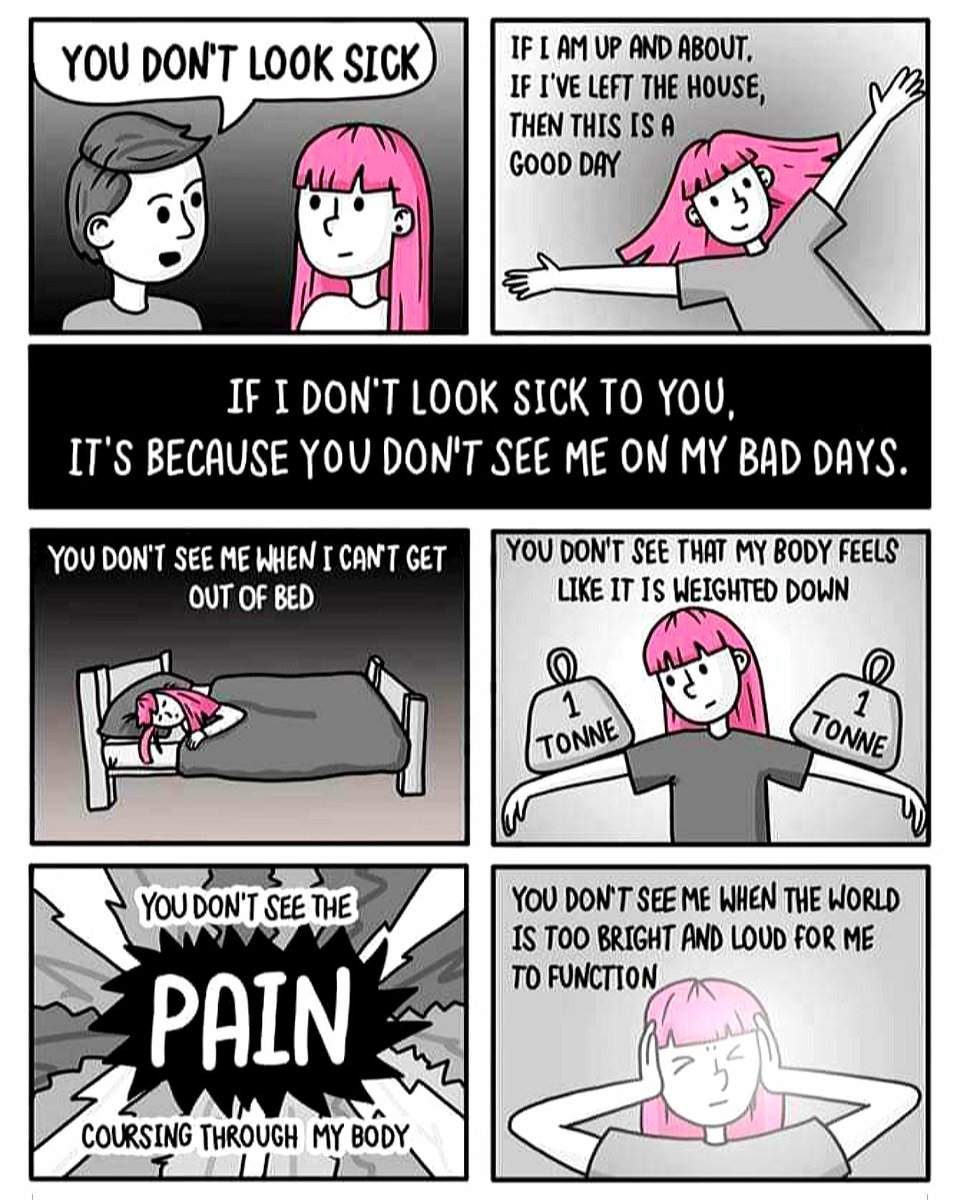 #braininjury is #invisibledisability. Just because U can't see it doesn't make it less real. If someone tells U they are struggling &amp; can't explain it, LISTEN. Believe them. They are not making it up. Telling U is their way of reaching out. #brainstormforbraininjury #braininjury