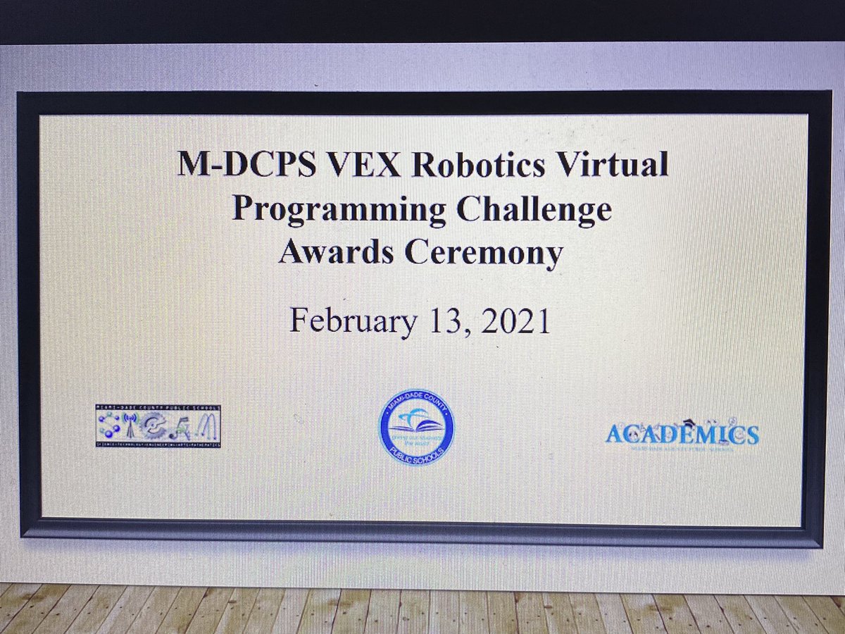 MDCPSRobotics's tweet photo. We congratulate the students and the whole @BenSheppardES family for earning 3rd place in the Elementary School Division of our @MDCPS Inaugural @VEX Robotics Programming Challenge! #RoboticsIsTheLanguageOfSTEAMInMDCPS @MDCPSSTEAM @STEMDesignation @MDCPSAcademics https://t.co/aEOfZbUHtY
