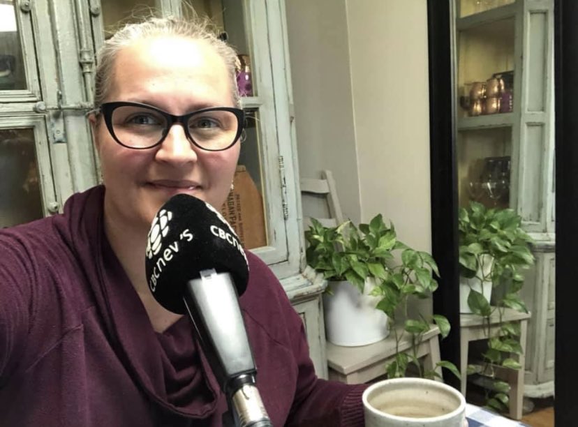 And then there is this beast  @CBCMarcy we’ve been friends since 1999. But on that first day someone said “That Marcy, she’s the exact same on and off the air” which is the highest compliment. And I think about being like The Markusa every time the mic opens  #WorldRadioDay