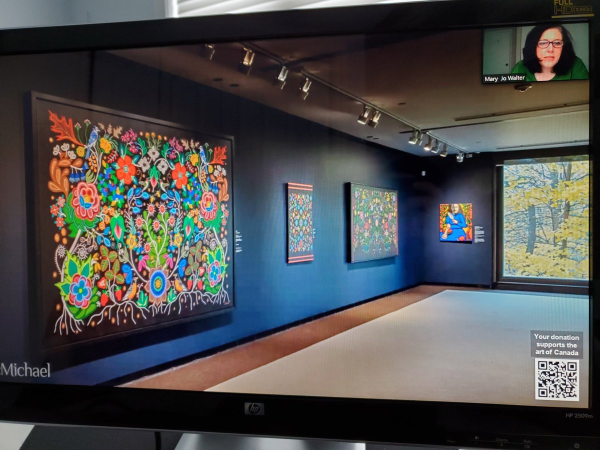 Virtual tour today of 'UPRISING: The Power of Mother Earth' exhibit. #familytime Thank you @mcacgallery for curating this collection of @christibelcourt's spectacular paintings. #TheArtsMatter #WaterIsLife #WaterIsSacred #CallToAction #ProtectMotherEarth #ProtectTheSacred