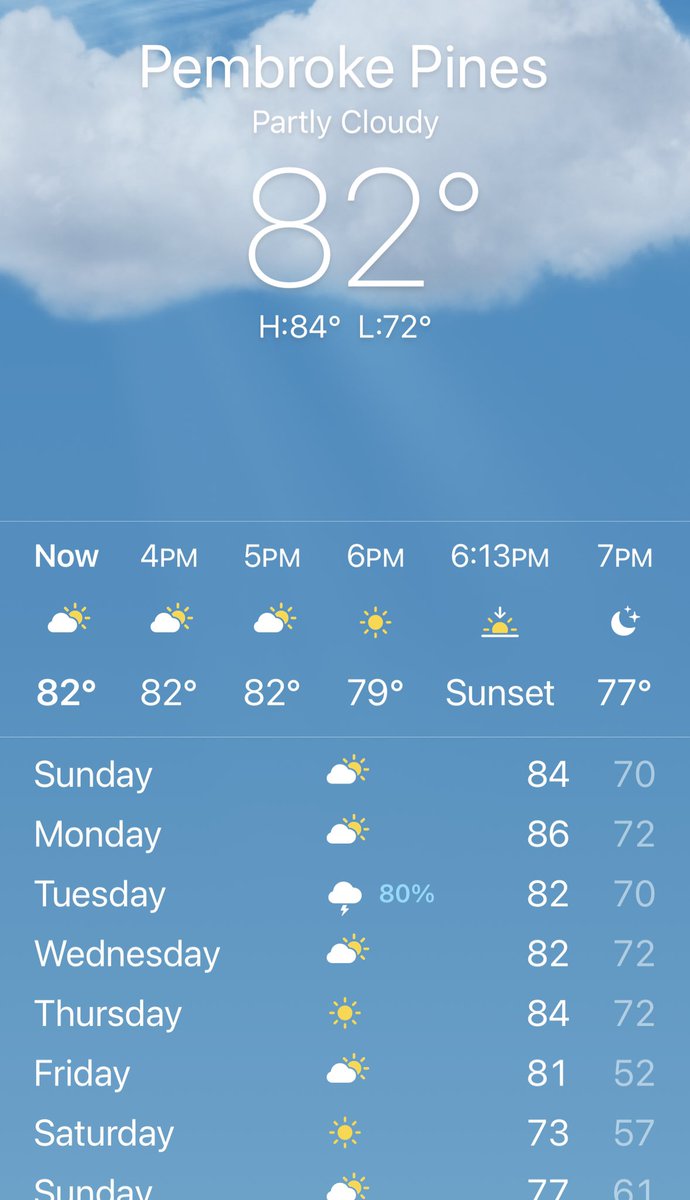 Meanwhile in Florida.....