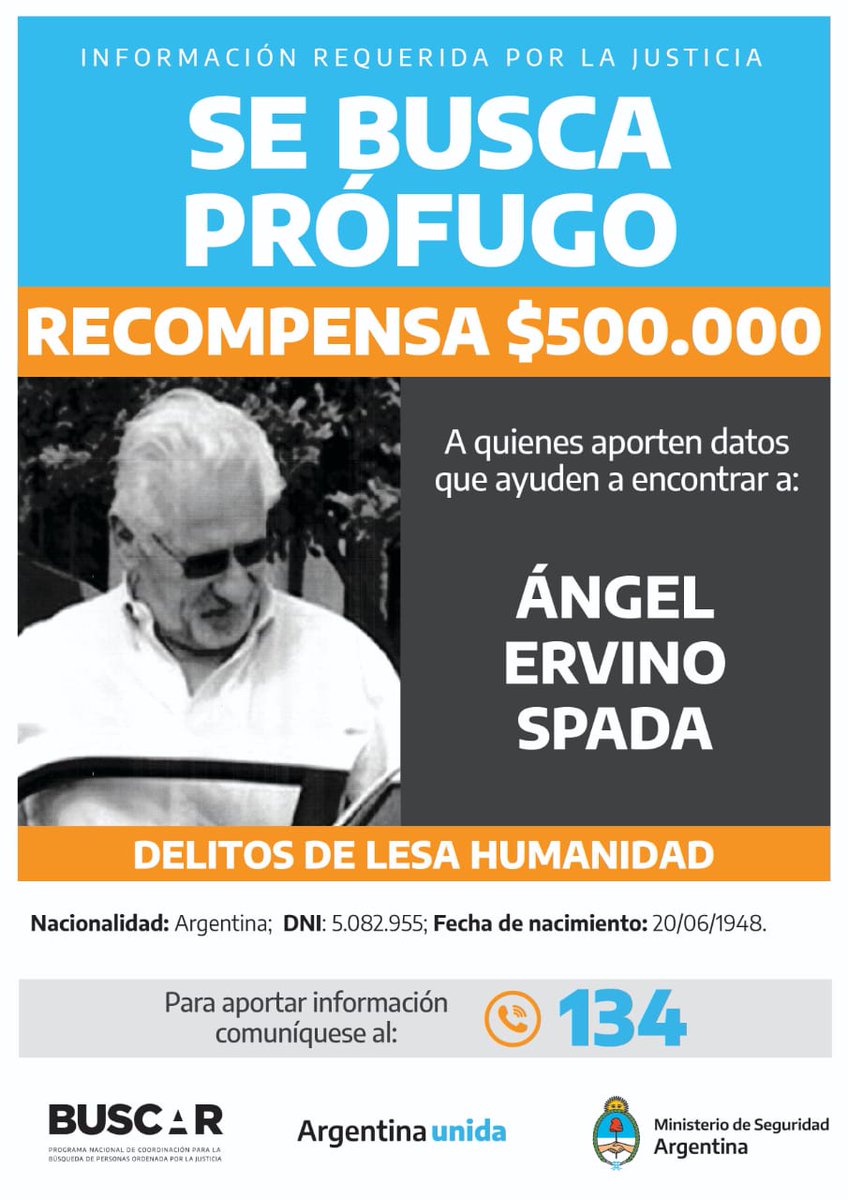 Las fotos son de años atrás, pero pueden ayudar a reconocerlos.