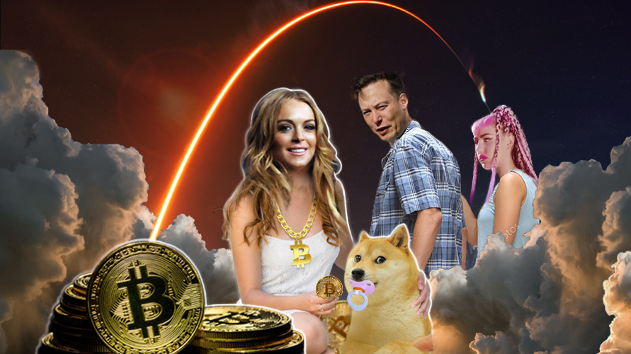 Crypto got a new queen B!
<a href="/lindsaylohan/">Lindsay Lohan</a> #Bitcoin #tothemoon #girlpower #DeFi  #SpaceX <a href="/elonmusk/">Elon Musk</a> #ElonMusk