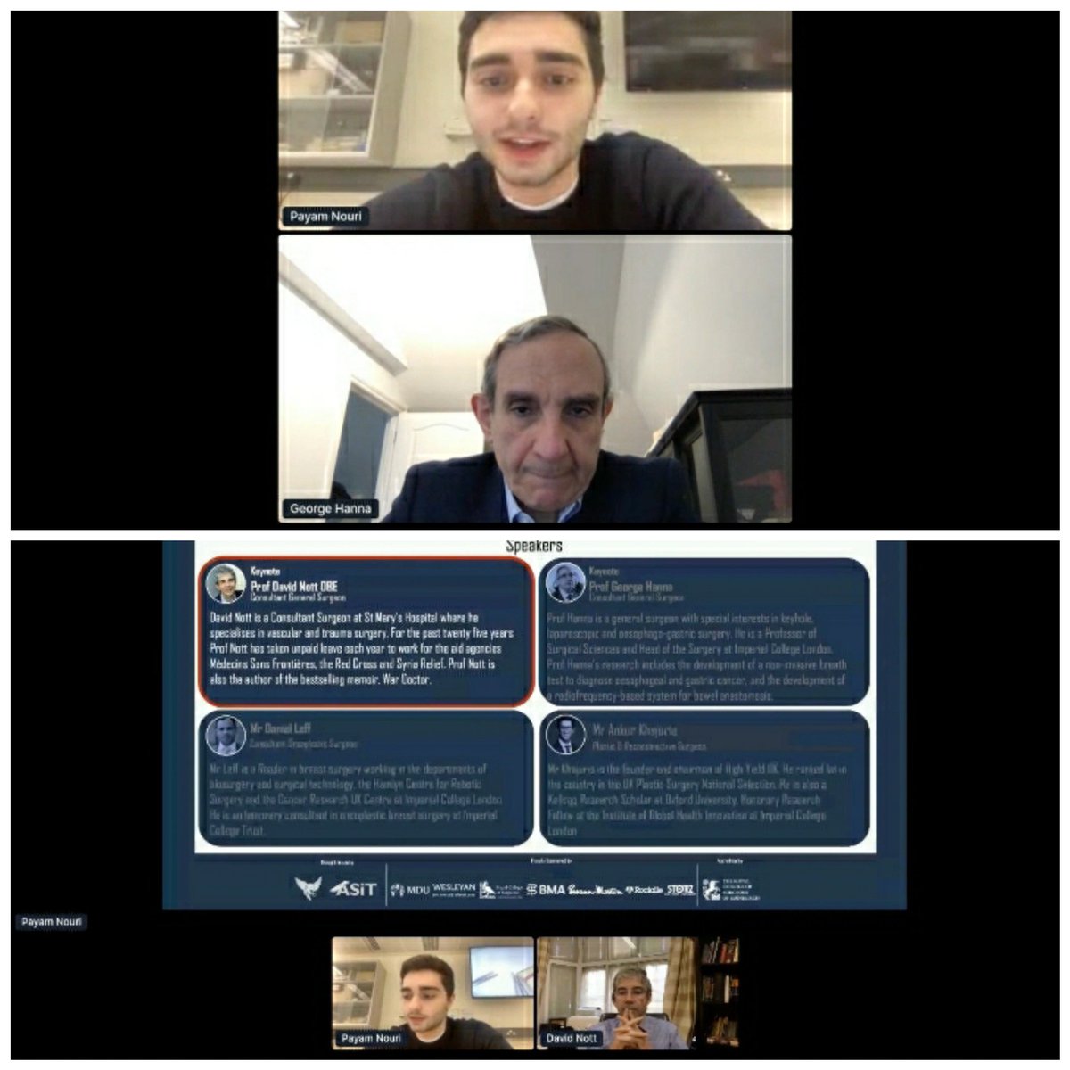 Payam_Nouri's tweet photo. A true honor to chair the surgical skills day #FSS21 alongside @MatyasSurg. 983 delegates from 20+ countries registered to hear our Keynotes @NottFoundation and @profgeorgehanna + talks from @DanielRLeff &amp; @akhajuria1 and #BSS workshops.
Huge thanks to all who made it possible! https://t.co/o7sonL2LI0