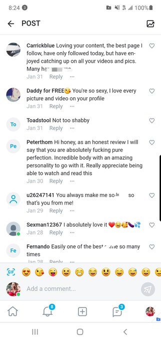 All good reviews on #onlyfans and my page is free for 3 months!!!  https://t.co/OQO28v0BaL https://t<a href="/tag/onlyfans"class="tags">#onlyfans</a>