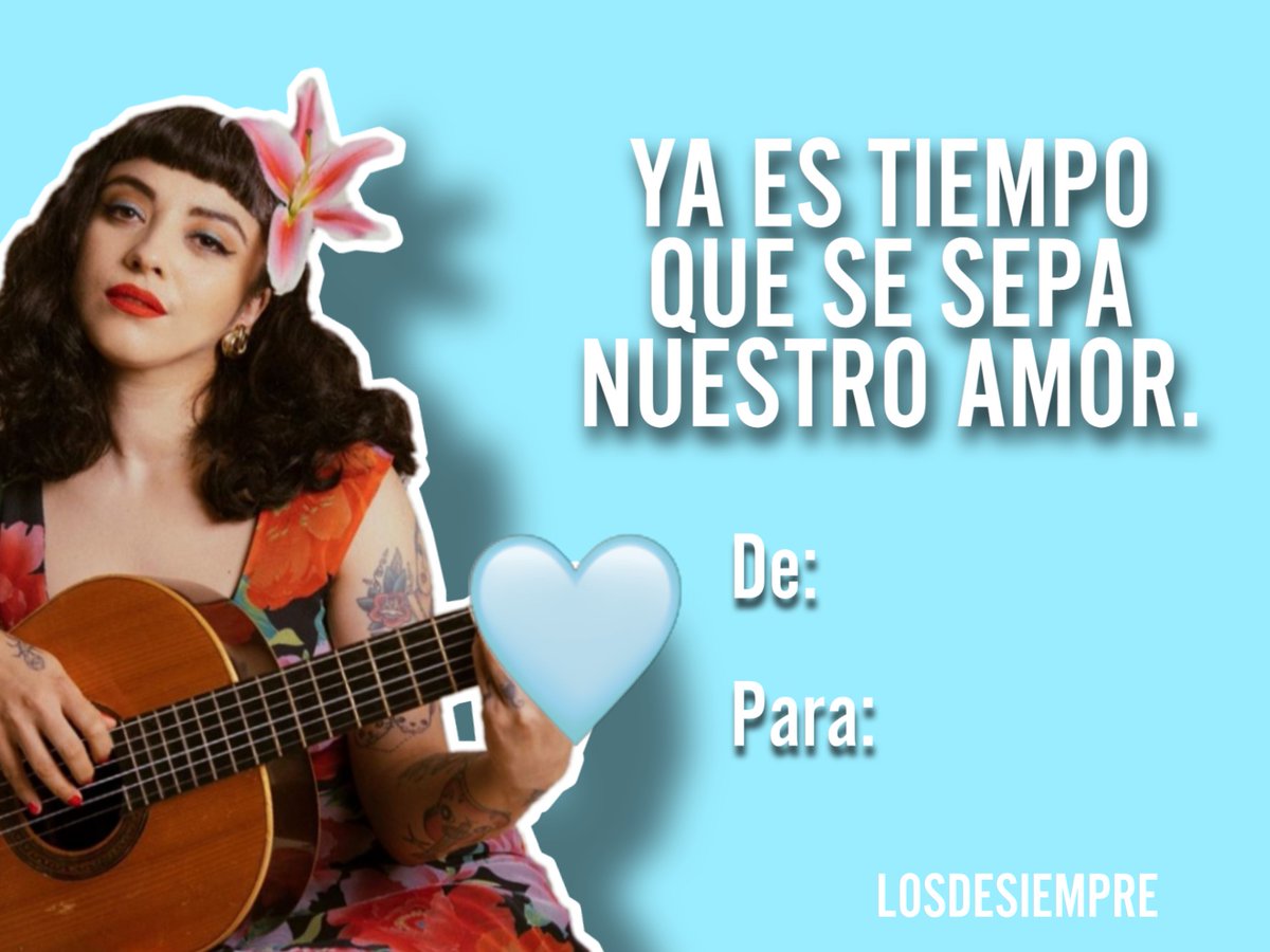 ¡Mañana es San Valentín! ¿Ya tienen el regalo para el ser amado? ¿No?... ¡Nosotros te regalamos estás cartas para que se la dediques muy a nuestro estilo o puedas ponerselas en su regalo! ¡Disfrutenlas! <a href="/monlaferte/">Mon Laferte</a>