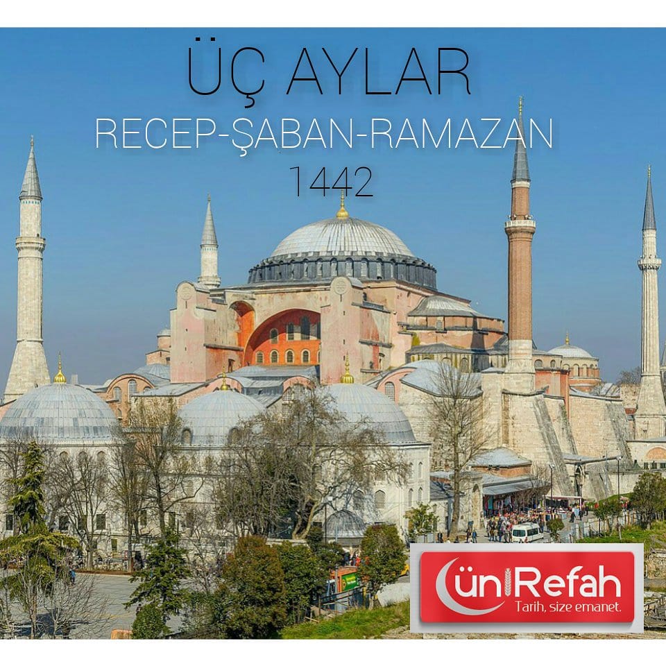 Mübarek Üç Aylar'ın vatanımıza, milletimize ve İslam Alemi'ne hayırlar getirmesini niyaz ediyoruz.