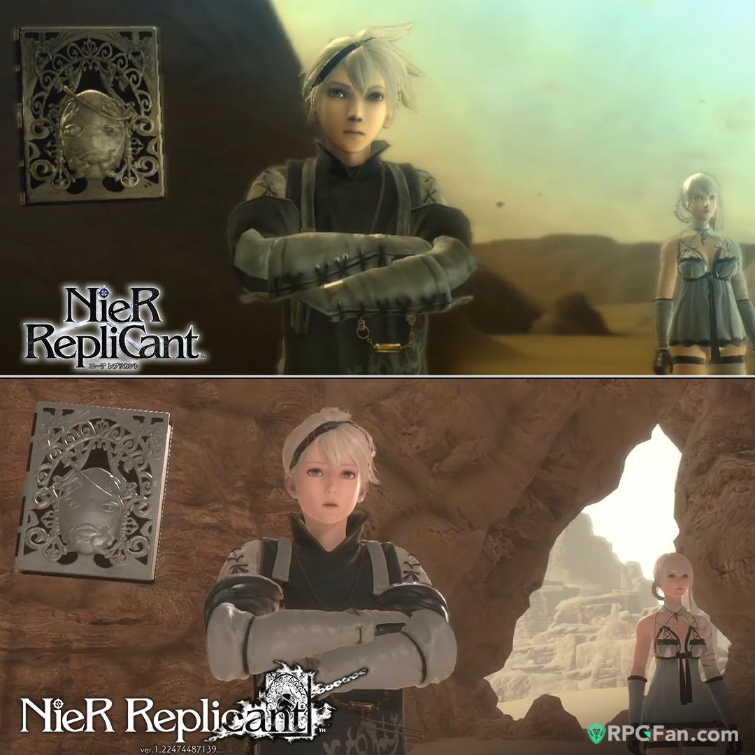 Nier Replicant Remaster Comparison