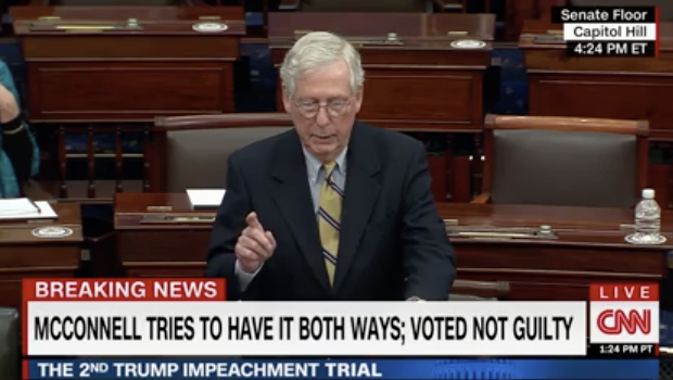 Phil_Lewis_'s tweet image. CNN's chyron writer was fed up with Mitch McConnell