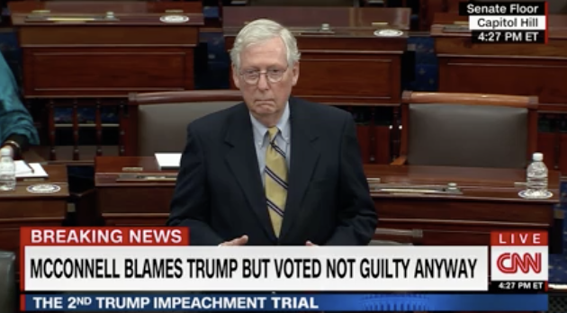 Phil_Lewis_'s tweet image. CNN's chyron writer was fed up with Mitch McConnell