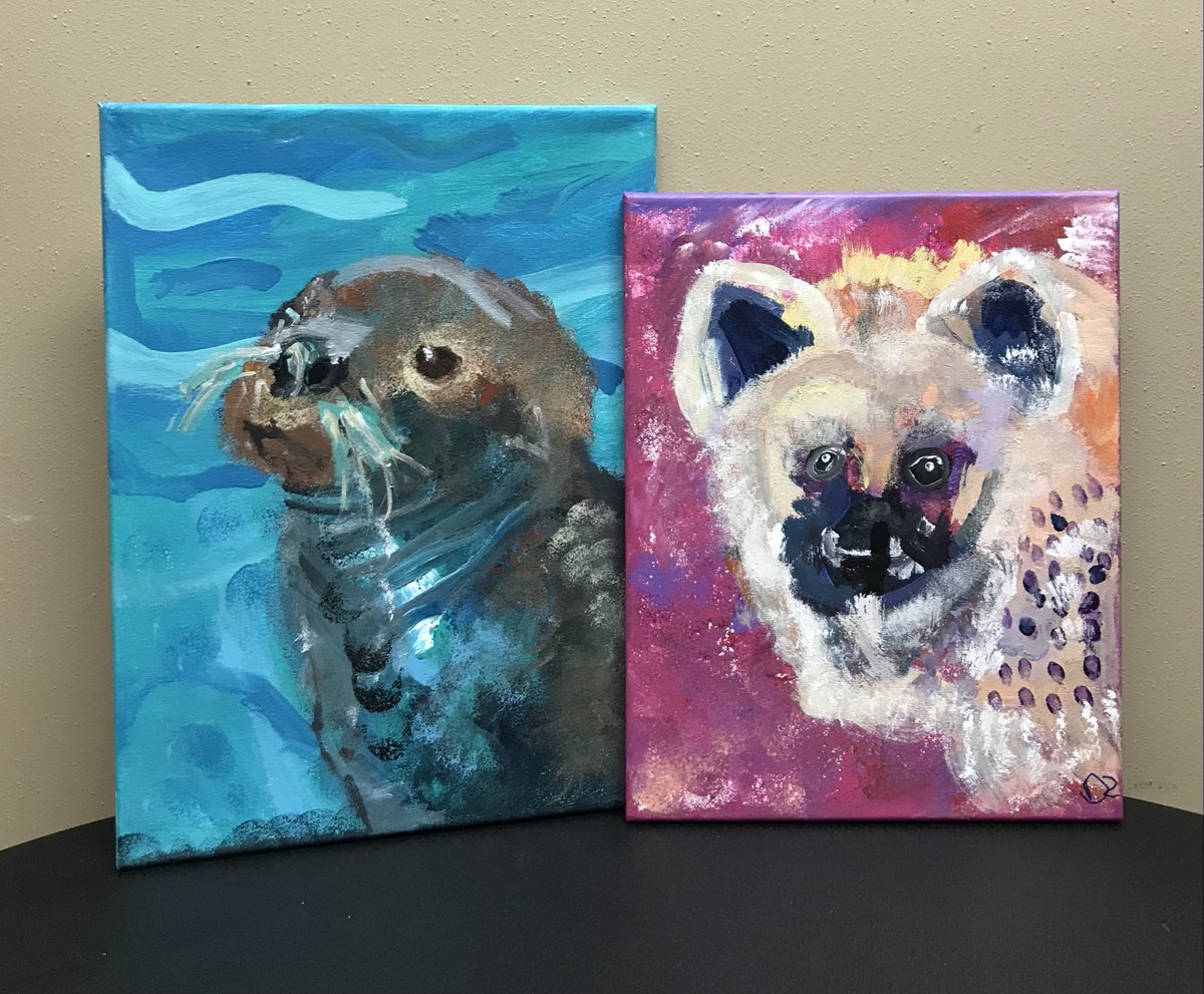 CreateabilityWI's tweet image. This Saturday, we are showcasing some of Dylan Ziegler&apos;s new work. Dylan, it is really fun to see your new pieces of artwork! #SaturdaySpotlight #CreateWI

These pieces and more are available at our store in Monona at 2001 W. Broadway and online at: campcreateabilityart.square.site.