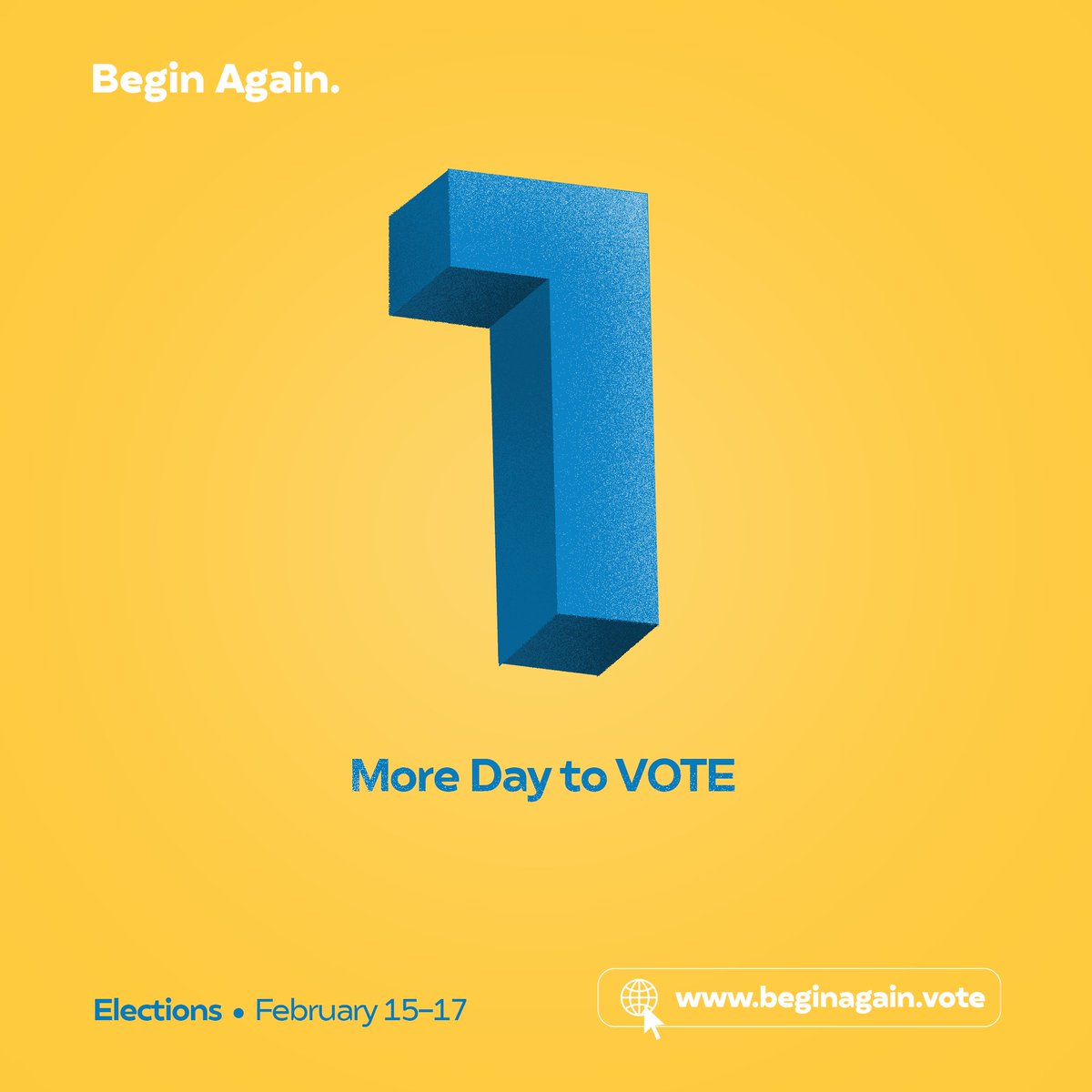 beginagain_vote's tweet photo. We’ve got only ONE day until Election Day, and we are all with YOU on this one. We may miss the in-person rallies this year, but we will have a one shared beginning — together.

The power is in your hands.

Go vote, Ateneans! 🤍 https://t.co/emfxhIdv3B